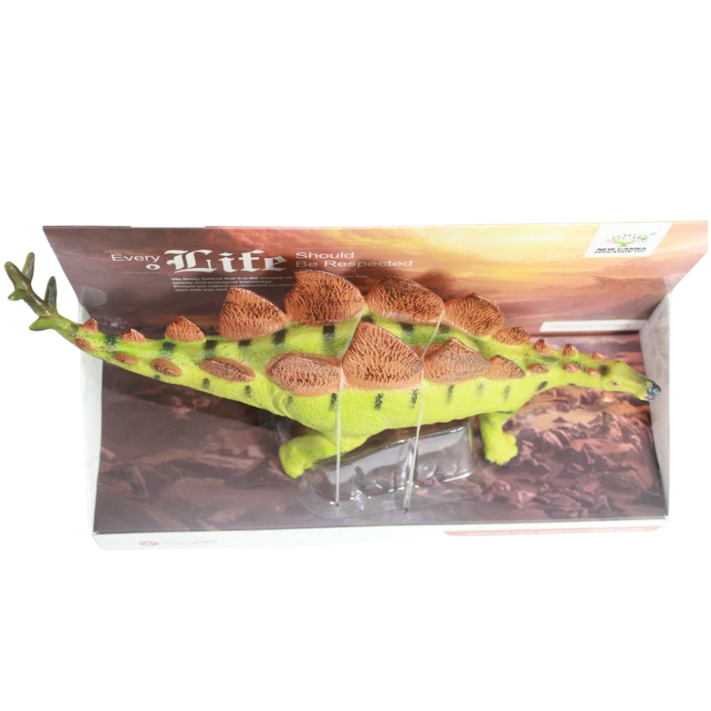 Stegosaurus Dinosaur Toy Jurassic Dino Gift for Toddlers and Kids Christmas New Year Boxed