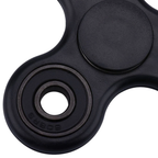Fidget Hand Spinner Black Stress Relief Toy, 1–3 Minute Spin Time, Sensory Fidget Toy for Kids & Adults