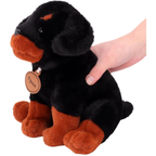 Toyland Tyson the Rottweiler Soft Toy 25cm 10 Inch Sitting Plush Dog Cuddly Toy Gift