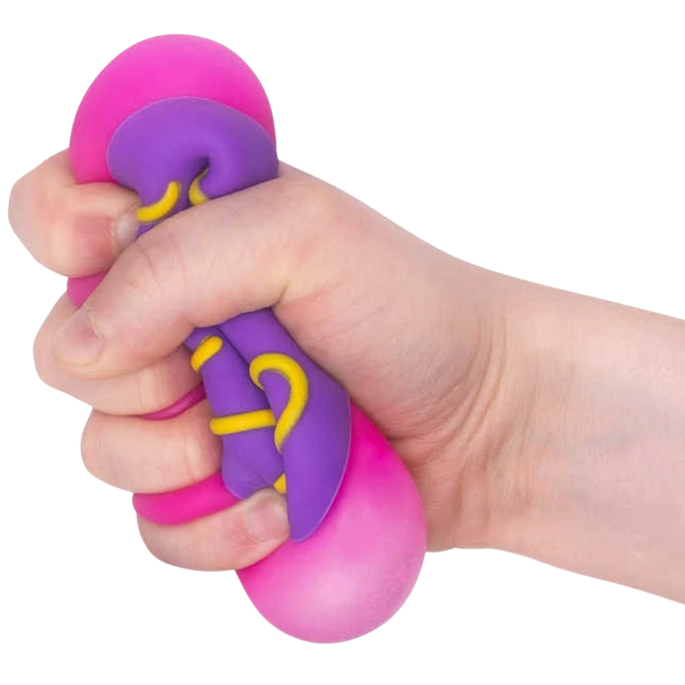 SCRUNCHEMS Donut Squishy Stress Ball Sensory Fidget Toy 8cm Random Colour