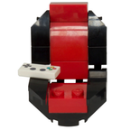 LEGO Red Gaming Chair with Printed Gamepad Tile Gamer Room Accessory