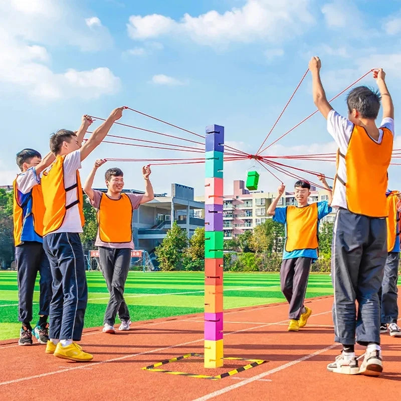Team Building Tower Game – Collaborative Stacking & Training Activity for Groups