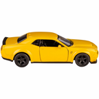 Dodge Challenger SRT Demon Diecast Model Car Toy Yellow 1:34–1:39 Scale RMZ City