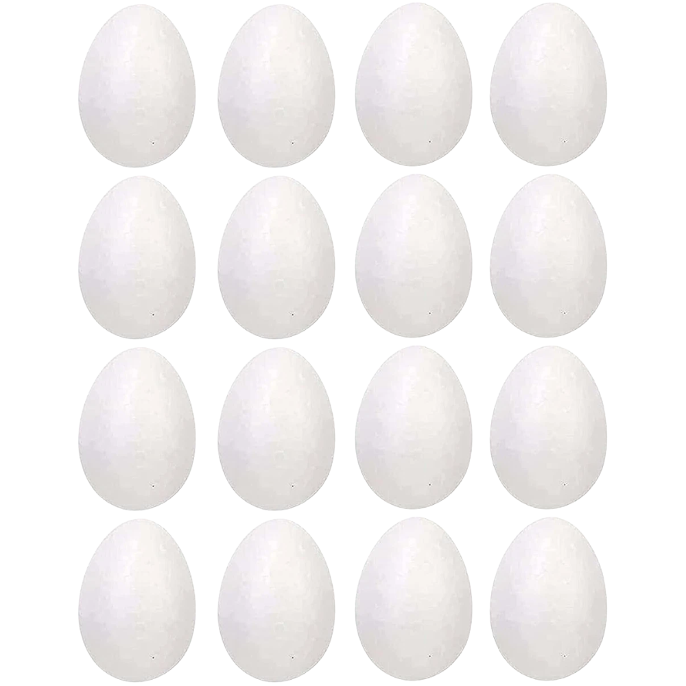 Easter Foam Polystyrene Eggs White Craft DIY Painting Bonnet Decoration Kids Crafts