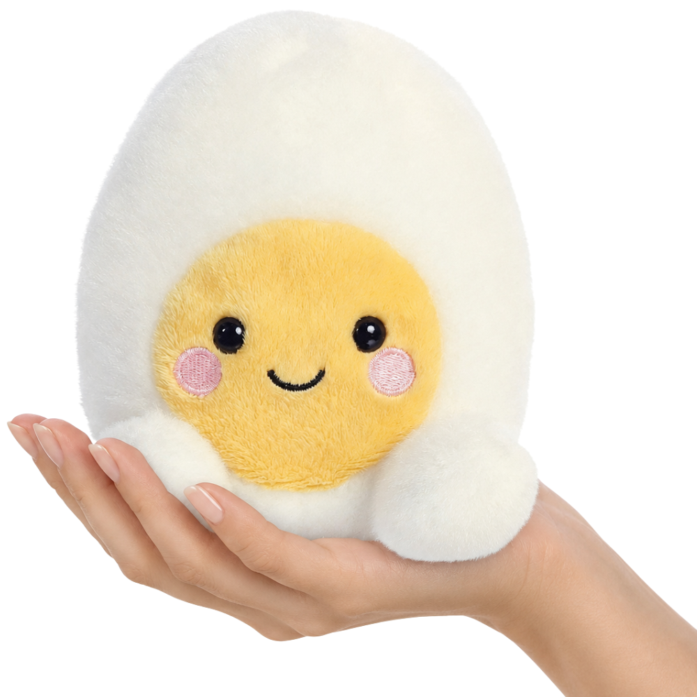 Aurora Palm Pals Bobby Egg 13cm Soft Plush Toy, Eco-Friendly Cuddly Collectible Gift