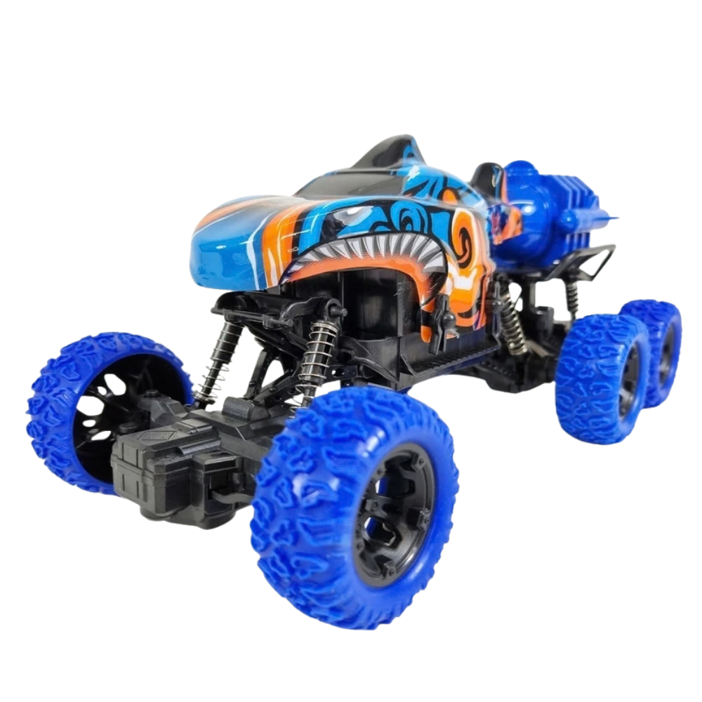 Remote Control Monster Truck Rc 6x6 4wd Smoking Steam 1:16 Off-Road Rock Crawler Kids Gift 8+ Uk