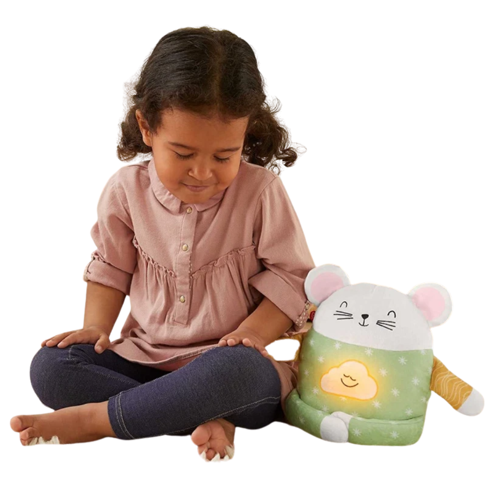 Fisher-Price Meditation Mouse Plush Toy With Soothing Sounds