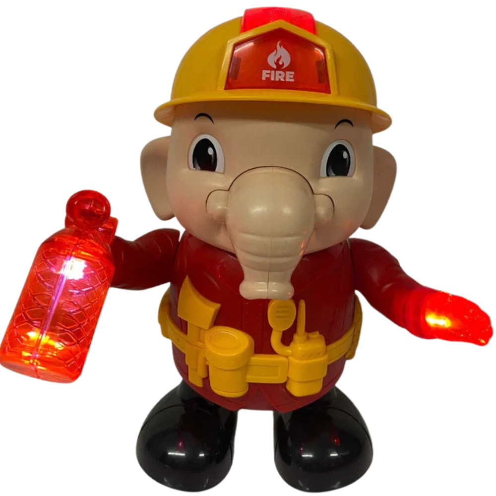 Dancing Fire Elephant Musical Toy with Lights Singing & Interactive Movement