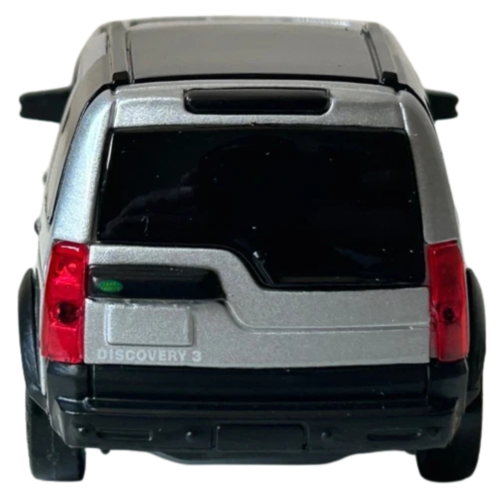 Rastar Land Rover Discovery 3 Diecast Model Car Toy Silver 1:43 Scale British Suv Collectible