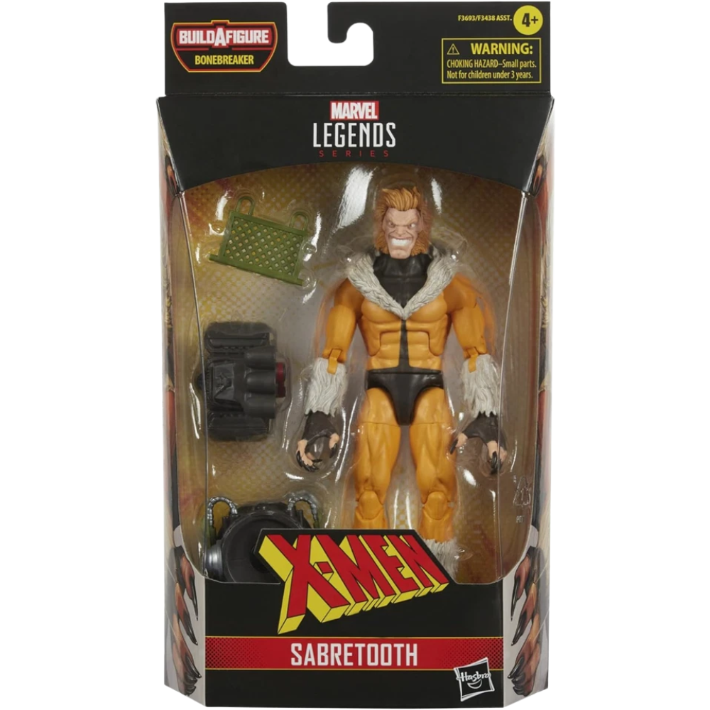 Marvel Legends Series X-Men Sabretooth 15cm Action Figure Hasbro Collectible Toy with Claws
