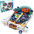 Mini Pinball Machine Arcade Tabletop Game Plastic Kids Adults Portable Toy