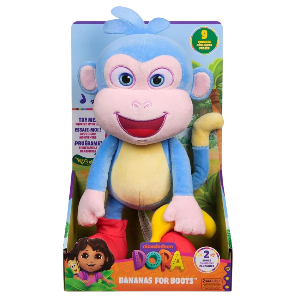 Dora The Explorer Bananas for Boots Singing Plush Soft Toy 33cm