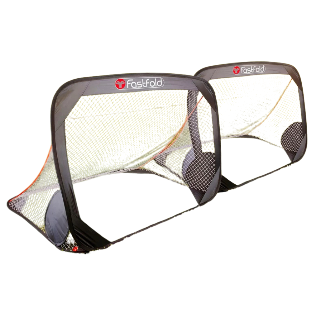 Set of 2 Pop Up Football Goals Kids Portable Indoor Outdoor Soccer Training Nets