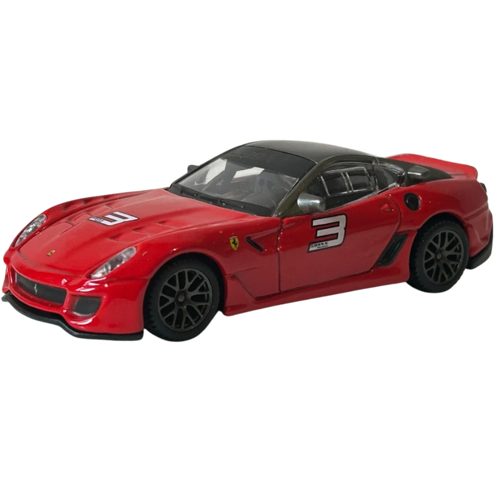 Bburago Ferrari 599XX Red Italian Racing Car 1:43 Scale Diecast Model Toy
