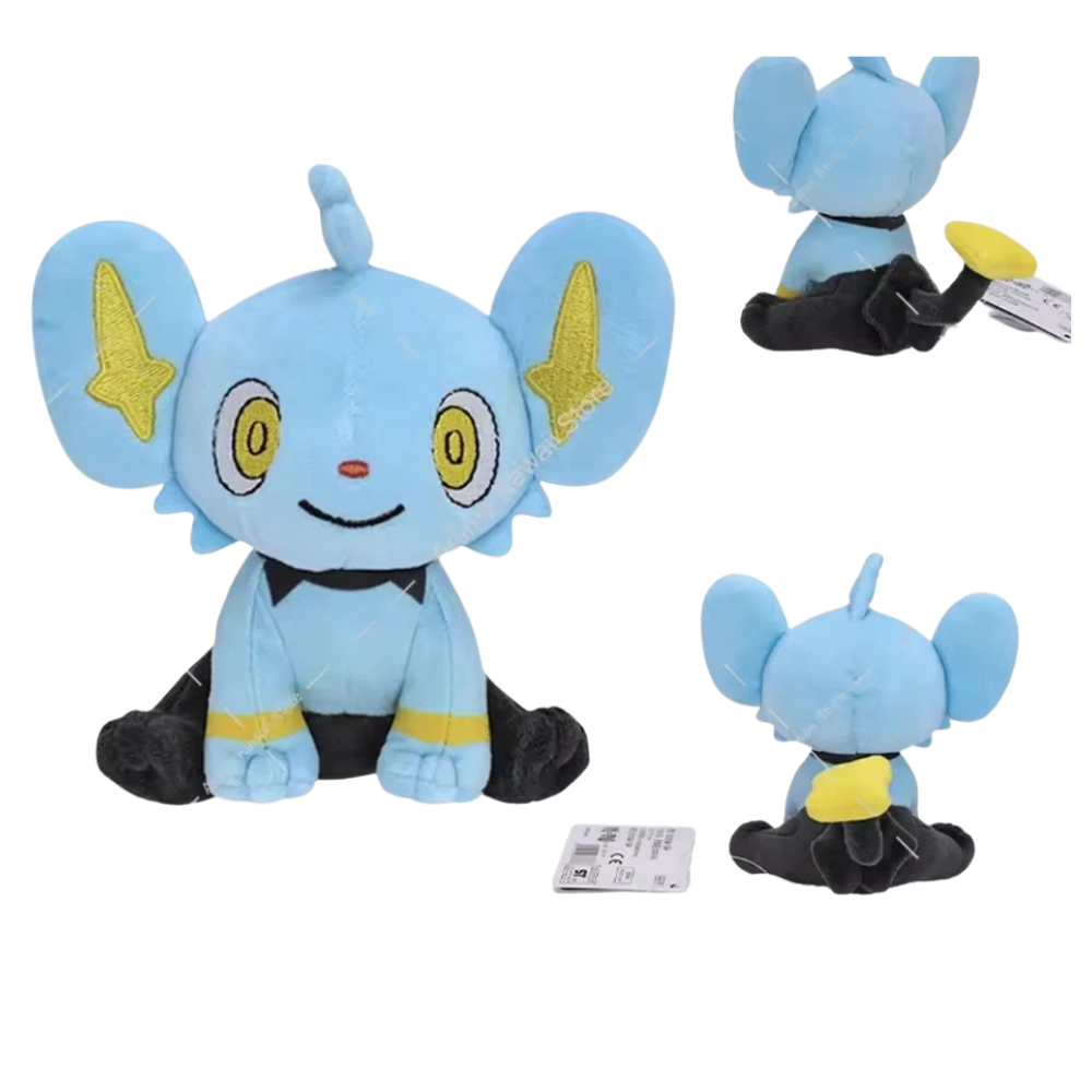 Pokemon Shinx Plush Soft Toy Teddy 14cm Sitting Electric-Type Character Gift Kids Collectors