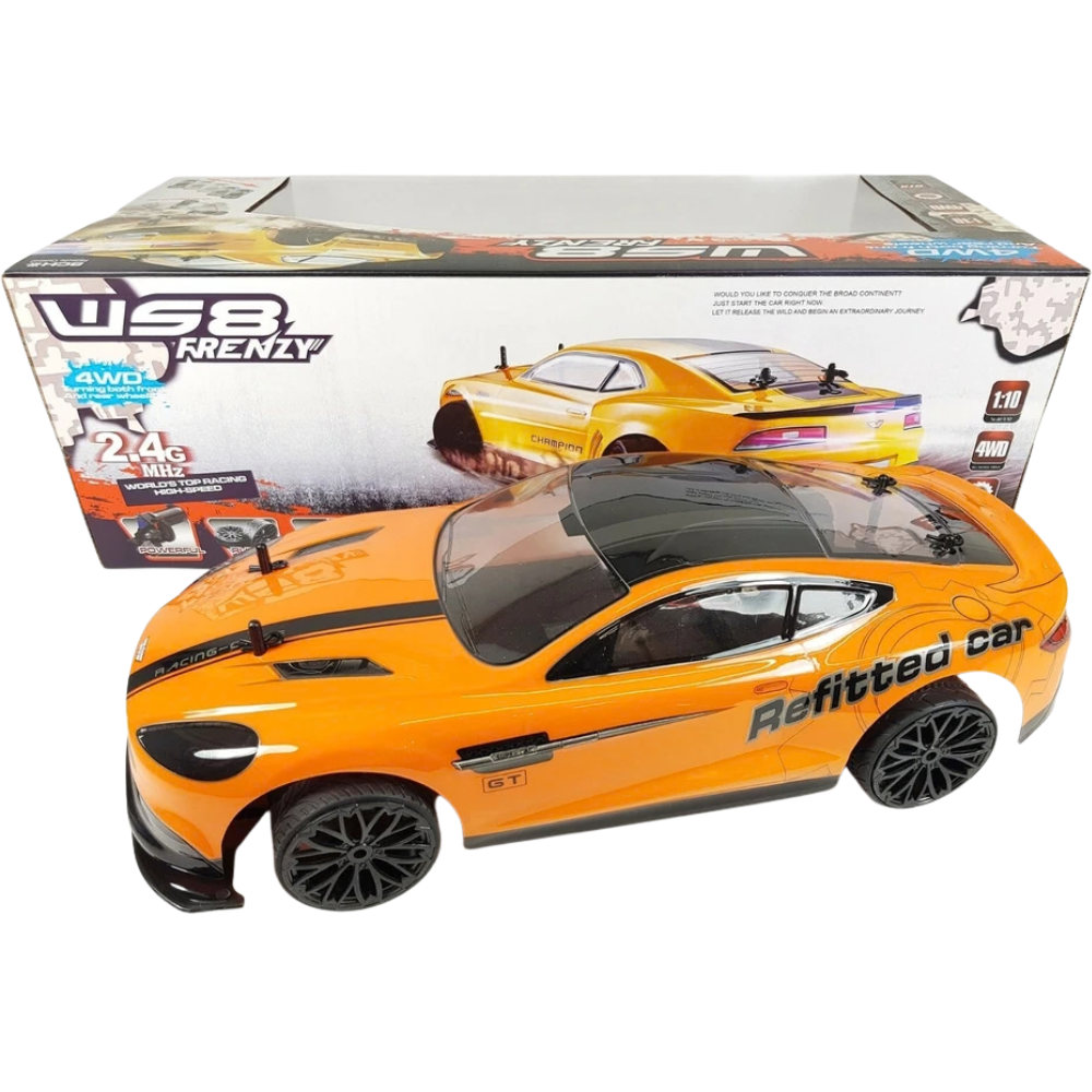 Remote Control Aston Martin Style Drift Car Rc 1:10 4wd 2.4ghz 8ch Ready to Run Kids Gift Uk