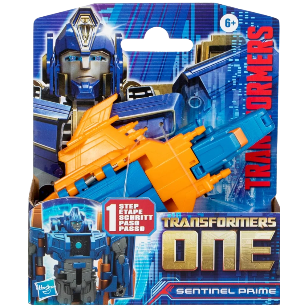 Transformers One Sentinel Prime 1-Step Cog Changer 10cm Robot Jet Action Figure Toy 2-In-1