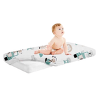 Baby Cot Fitted Sheet 100% Cotton On Safari Design 120 × 60 cm OEKO-TEX