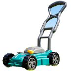 Toy Lawn Mower for Kids Garden Outdoor Play Tool with Lights Sounds & Role Play Fun