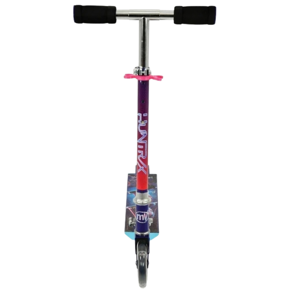 KPOP Demon Hunters Folding Scooter Kids Light Up LED Wheels Adjustable Handlebar