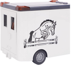 Toyland 27cm Horse Transporter Toy with 2 Horses Lights Sounds Friction Powered Farm Vehicle 3+ Years