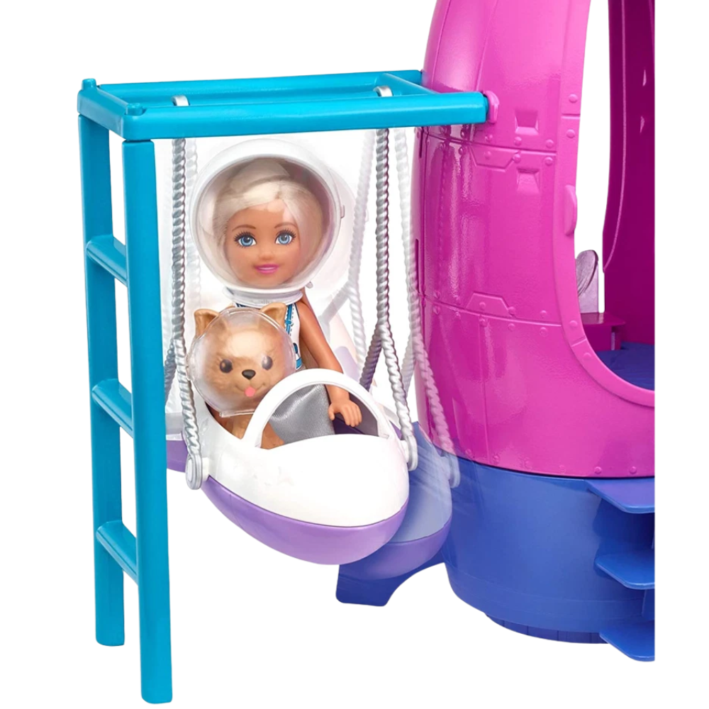 Barbie Space Discovery Chelsea Doll Rocket Ship Puppy New Boxed Mattel Kids Toy Playset