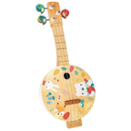 Janod Pure Wooden Banjo Musical Toy for Kids Educational Activity Instrument 36m+ New