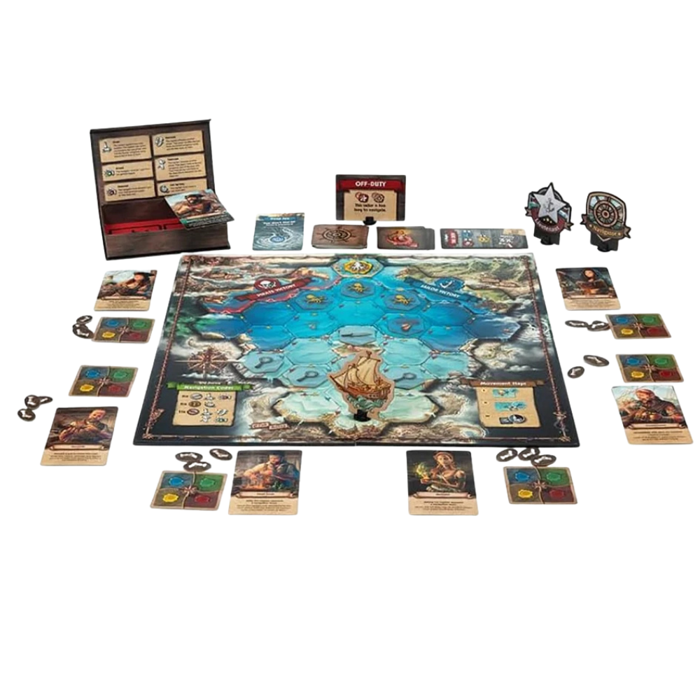 Feed the Kraken Board Game Hidden Role Strategy & Social Deduction Game for 5–11 Players