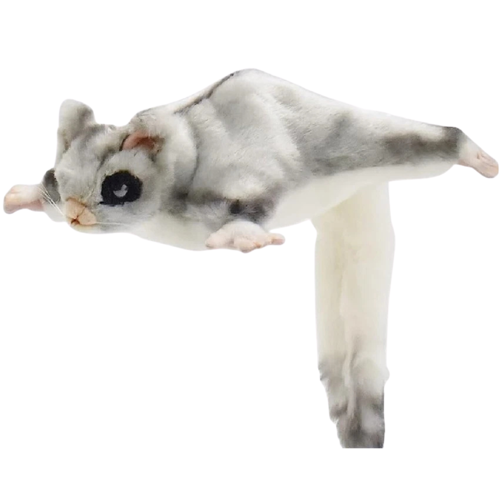 Hansa 22cm Sugar Glider Plush Soft Toy Animal Teddy Gift for Wildlife Lovers Lincrafts Uk 4692