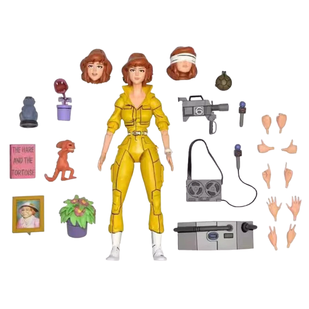 NECA Teenage Mutant Ninja Turtles April O'Neil 7" Action Figure Collectible Toy