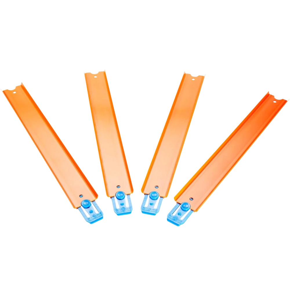Hot Wheels Track Builder Orange Straight Track Pack 1.2m Racing Stunt Set Kids Toy 4+