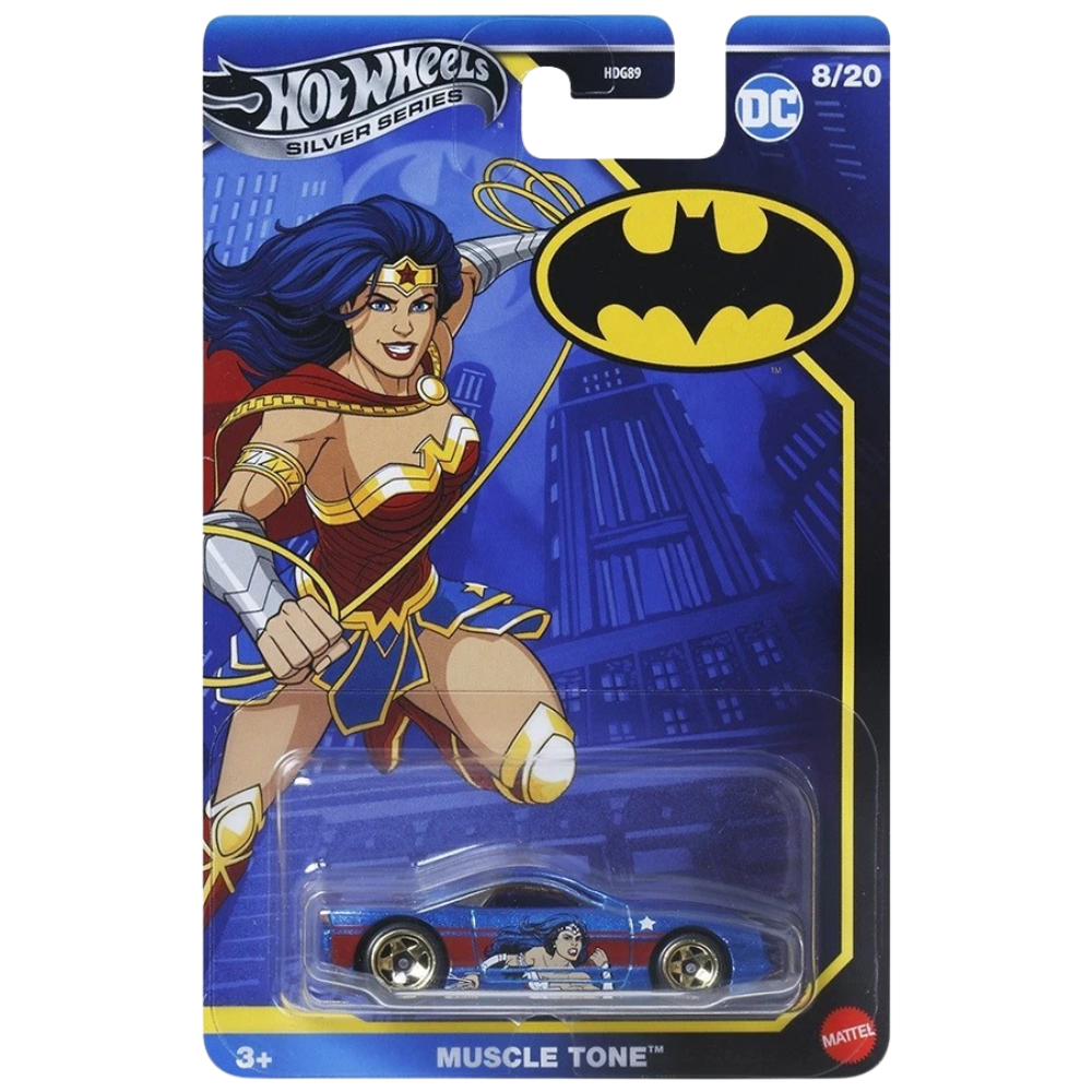 Hot Wheels Batman Batmobile 1:64 Diecast Toy Car Silver Series Dc Mattel Collectible