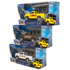 Teama Toys Safari 4x4 Off-Road Car 1:32 Scale Diecast Model Toy – Yellow or White