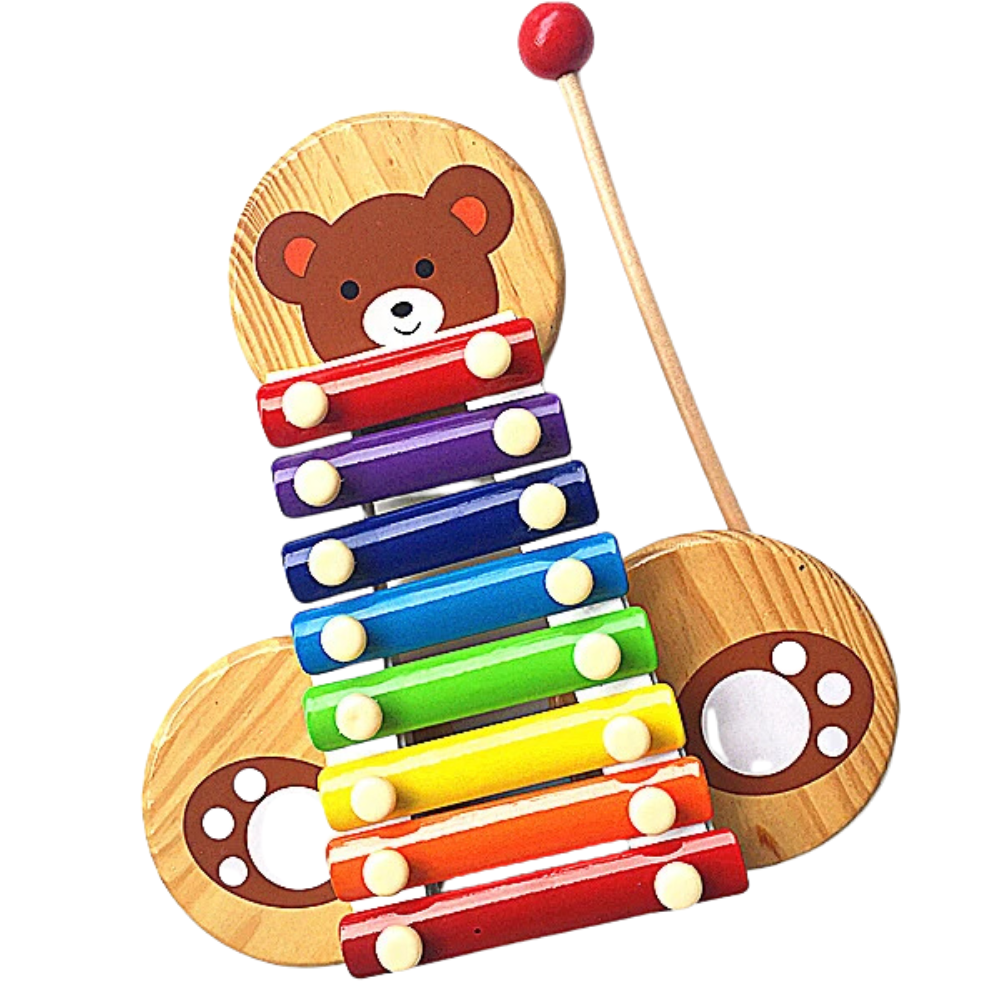 Educational Wooden Toys Kitchen Set Pound & Roll Xylophone & Shape Sorter Collection