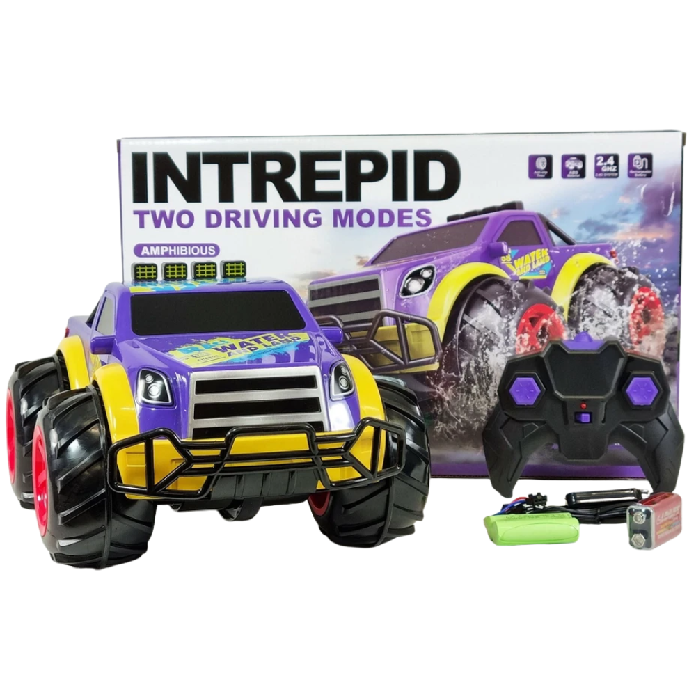 Remote Control Amphibious Car Rc 4wd Land Water Snow 2.4ghz Kids Toy Gift Uk