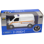Welly Volkswagen T6 Transporter Emergency Van Diecast Model Toy 1:34–1:39 Scale Collectible