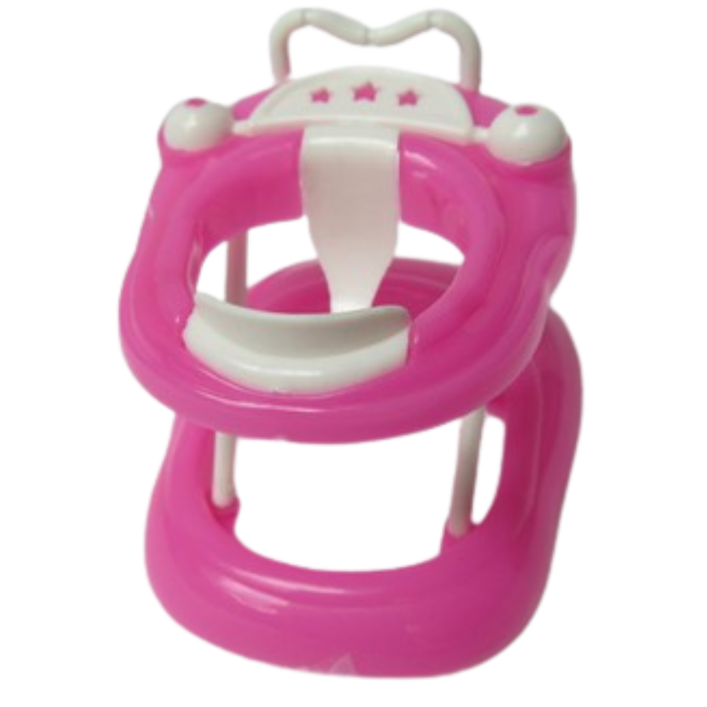 Small Doll Sized Baby Activity Centre Stroller Pink