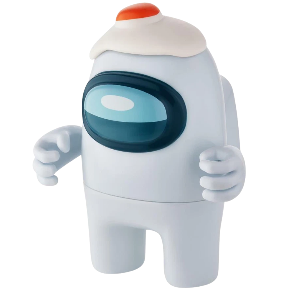 Among Us White Action Figure 11.5cm Collectible Toy with Window Display Box for Kids Fresh
