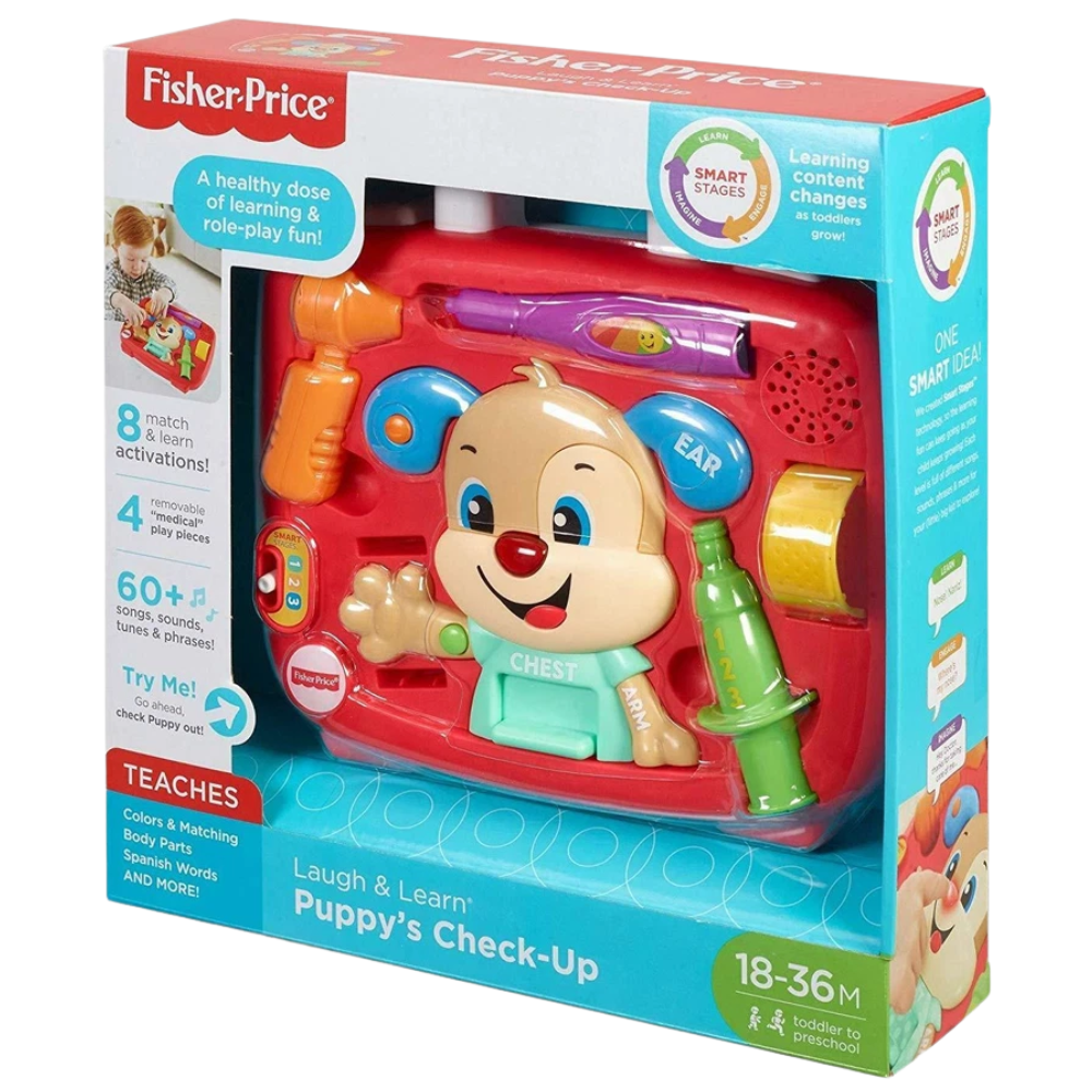 Fisher-Price Laugh & Learn Puppy's Check-Up Kit Fth19 Interactive Pretend Play Toy Set