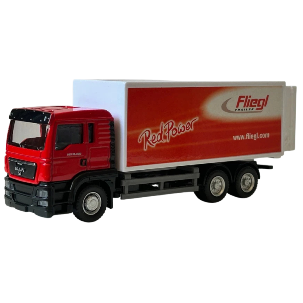 RMZ City MAN TGS Fliegl Delivery Truck 1:64 Scale Diecast Model Lorry Toy
