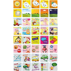 Fun Genes Wooden Building Blocks 40-Piece ABC Alphabet Numbers Shapes Educational Toy