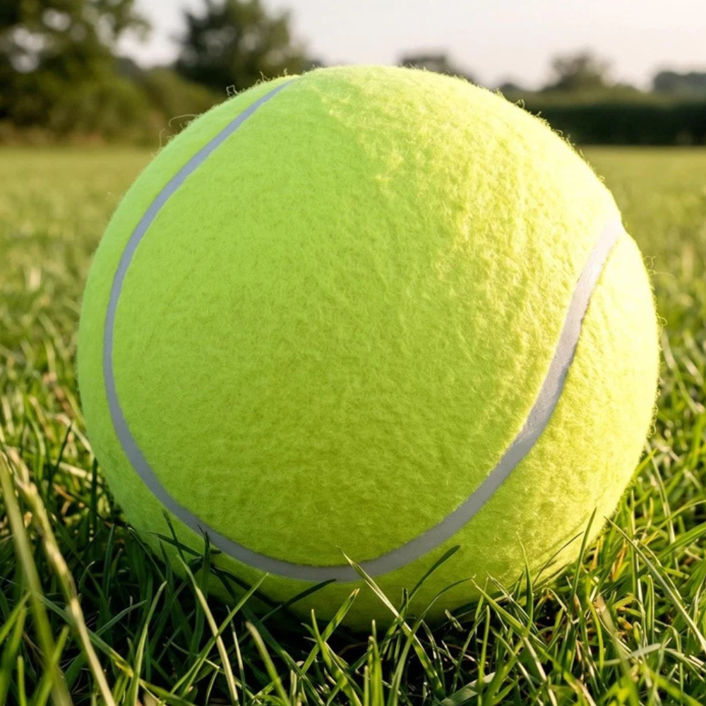 Giant 24cm Tennis Ball for Kids & Dogs Inflatable Outdoor Fetch Beach Garden Toy