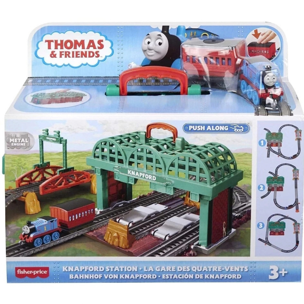 Thomas & Friends Knapford Station Push Along Train Track Playset Kids Toy 3+