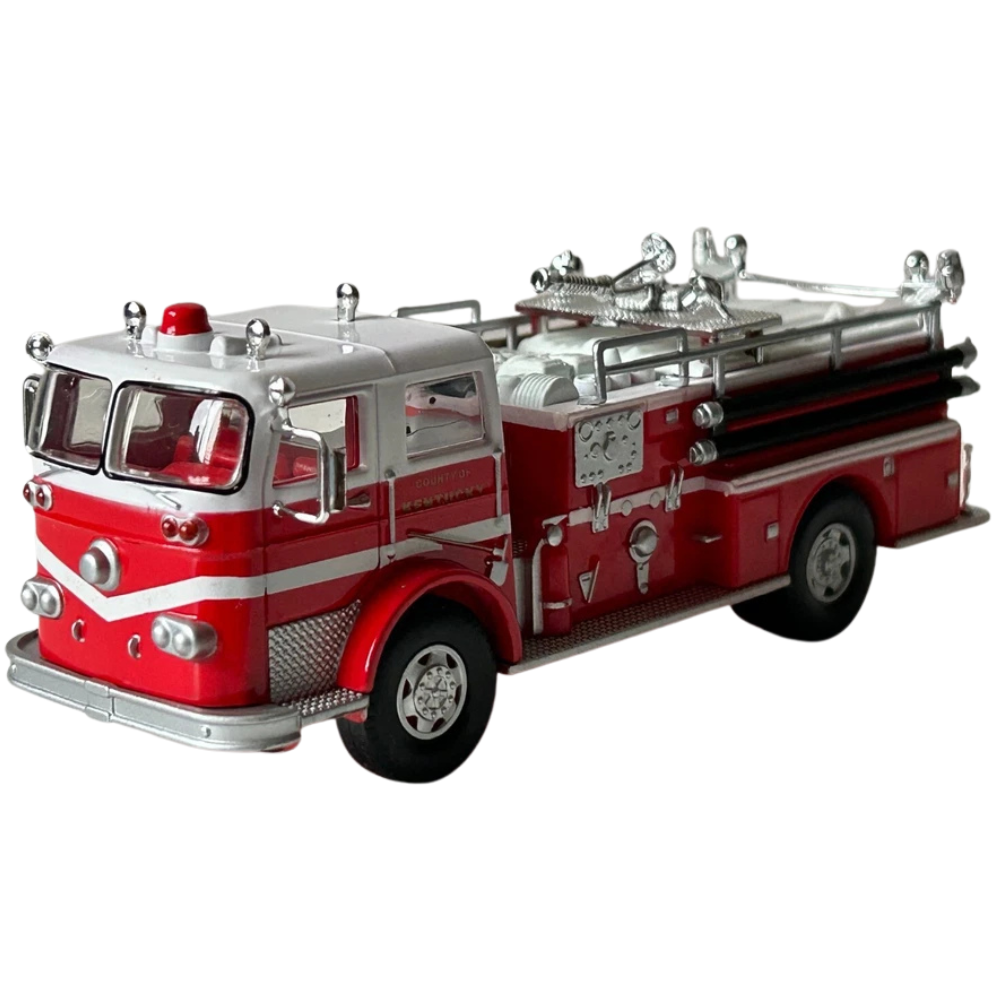 1971 Seagrave K-Type Pumper USA Fire Brigade Truck 1:64 Amercom Diecast Model