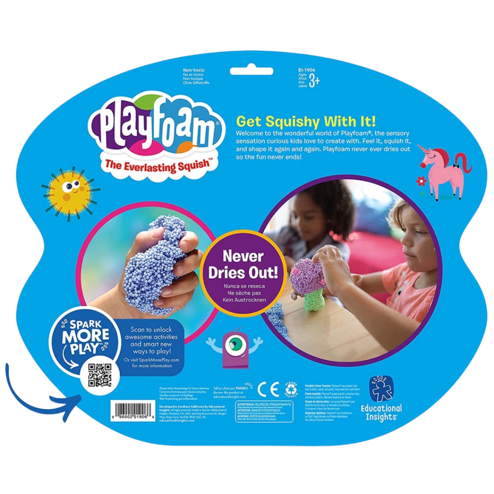 Learning Resources Playfoam Combo 8-Pack Sensory Shaping Arts & Crafts Activity Set for Kids
