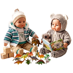 BiBi Doll 18" Soft Body Interactive Baby Doll or 2-Pack Doll Clothes Set Choose