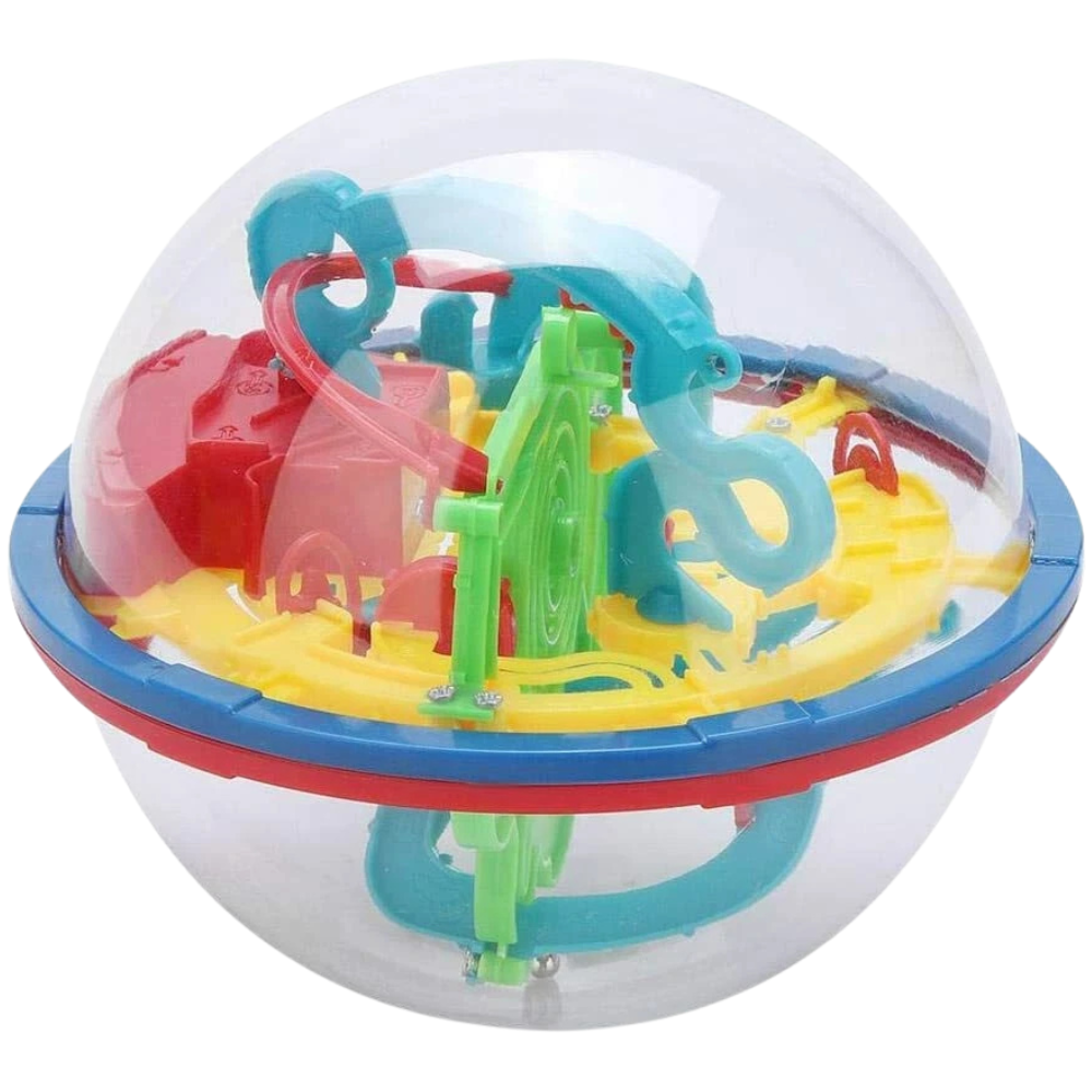 Intellect 3d Maze Ball Puzzle Toy Spherical Labyrinth Brain Game for Kids and Adults Uk