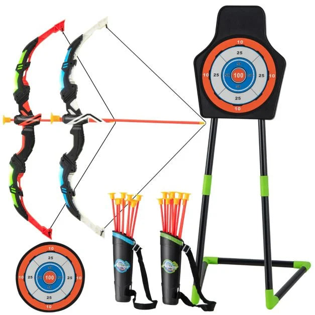 Children’s Bow and Arrow Set with 20 Safe Suction Arrows