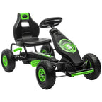 Durable Kids Pedal Go Kart with Inflatable Tires and Adjustable Seat – Perfect Gift