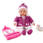 BiBi Doll 18" Soft Body Interactive Baby Doll or 2-Pack Doll Clothes Set Choose